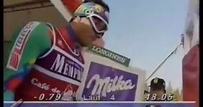 Alberto Tomba wins slalom (Flachau 1996)