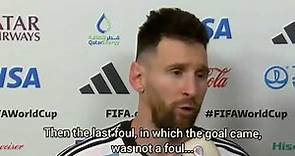 Messi "¿Qué mirás bobo?" [English subtitles] Argentina vs. Netherlands (World Cup Qatar 2022)