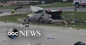 Heart-Stopping Car Wreck Caught on Camera In Florida