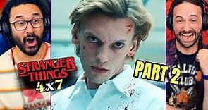 STRANGER THINGS 4x7 REACTION!! PART 2 "Chapter Seven: The Massacre At Hawkins Lab" Season 4 Finale