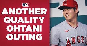 Shohei Ohtani continues pitching dominance vs Rangers! (6 IP, 1 R, 6 Ks and a W!)