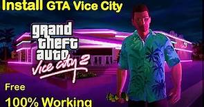 How To Download And Install GTA Vice City For PCs/Laptops on Windows 10/8/7/XP | #gta_vice_city_game