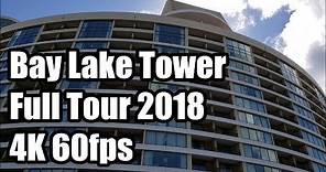 Bay Lake Tower at Disney's Contemporary Resort - Full Tour 2018 - 4K 60fps