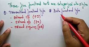 functional point analysis | part-1/2 | SE |