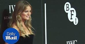 Cressida Bonas looks chic in black jumpsuit on red carpet - Daily Mail