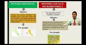 Historia Regional e Historia Local