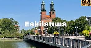 Eskilstuna Sweden 🇸🇪 | Central City Walk | City Walking Tour | 4K HDR