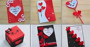 6How To Make Valentine's Day Greeting Card/Handmade Valentine's Day Card/Valentine's Day Card Making