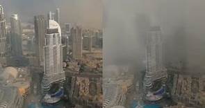 Le immagini della massiccia tempesta di sabbia che ha avvolto Dubai