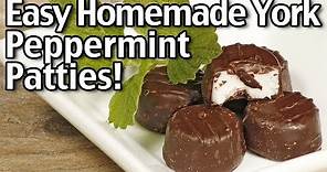 Homemade York Peppermint Patties - Easy Christmas Candy Recipe!