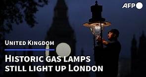 The 19th-century gas lamps that still light up London | AFP
