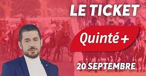 PRONOSTICS QUINTE - MERCREDI 20 SEPTEMBRE - FEURS