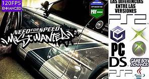 Las Diferencias entre las versiones de Need For Speed Most Wanted (2005)