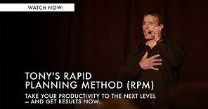 Tony Robbins' Rapid Planning Method