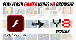 Play Flash Games Using Y8 Browser || Y8 Browser || Adobe Flash Player || Normal Tracks