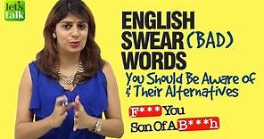 English Swear Words You Should Be Aware Of | English Speaking Lesson | Learn English With Niharika