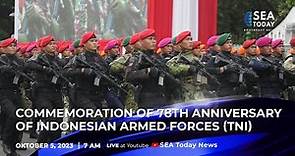 Commemoration of 78th Anniversary of Indonesian Armed Forces (TNI)