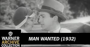 Original Theatrical Trailer | Man Wanted | Warner Archive