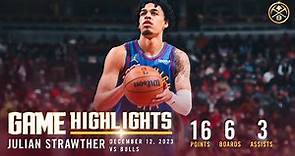 Julian Strawther Full Game Highlights vs. Bulls | 12/12/23