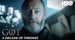 A Decade of Game of Thrones | Liam Cunningham on Davos Seaworth (HBO)