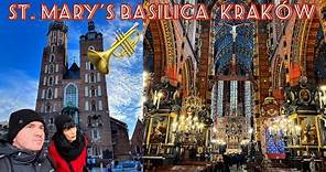 St. Mary´s Basilica (Marienkirche) in Kraków, Poland 🇵🇱 Trumpet Call 🎺 Altar of Veit Stoss Inside