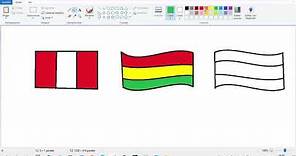 Clase 4: Dibujo las banderas de países de América en Paint (2° Prim)