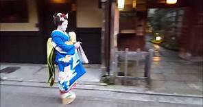 Walk with geisha in Kyoto's famous Gion district