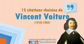 15 citations choisies de Vincent Voiture