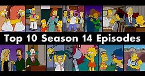 Top 10 Simpsons Season 14 Episodes