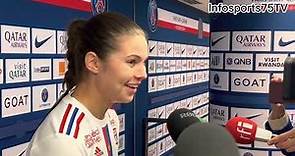 Interview avec Signe Bruun, attaquante de l’OL après son but de la victoire face au PSG