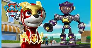 Mighty Pups defeat Super Villains with the Mighty Twins - PAW Patrol - Cartoons for Kids Compilation