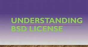 What is BSD license | Understanding. BSD license |full description