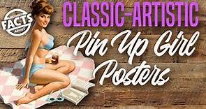 Classic-Artistic Pin Up Girl Posters
