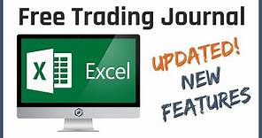 Free Trading Journal (UPDATED - Excel Spreadsheet)