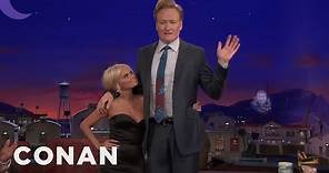 Kristin Chenoweth & Conan Compare Heights | CONAN on TBS