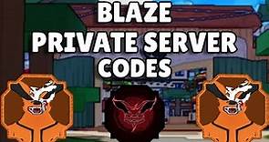 100 Private Server Codes For Blaze | Shindo Life