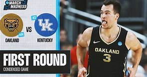 Oakland vs. Kentucky - First Round NCAA tournament extended highlights