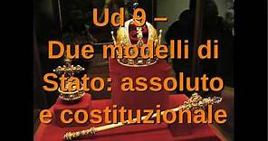 Storia2_UD 9: Due modelli di stato: monarchia assoluta e monarchia costituzionale