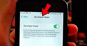 How To Enable Developer Mode on iPhone | Full Tutorial