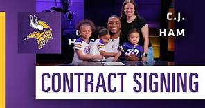 C.J. Ham Signs Contract Extension with the Minnesota Vikings
