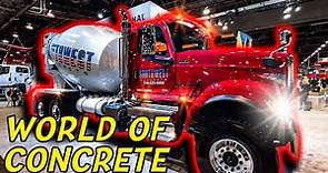 Concrete Mixer Trucks at WOC 2023: The Ultimate Showcase!
