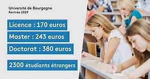 Université de Bourgogne : les chiffres de la rentrée