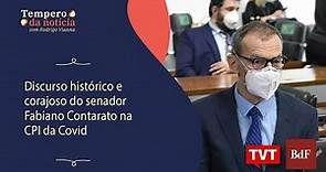 Discurso histórico e corajoso do senador Fabiano Contarato na CPI da Covid