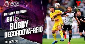 Gol de Bobby Decordova-Reid. Fulham v. Sheffield 1-0 | Premier League | Telemundo Deportes