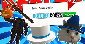 *6 CODES?!* ALL NEW PROMO CODES in ROBLOX! (October 2020) NEW Headless Horseman!