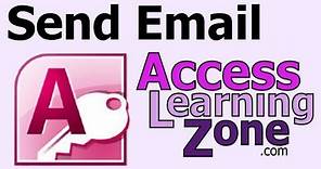 Send Email from Microsoft Access using Outlook