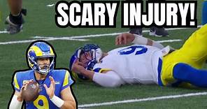 SCARY: Matthew Stafford Should Have Been PULLED after Head Injury | Los Angeles Rams vs Lions