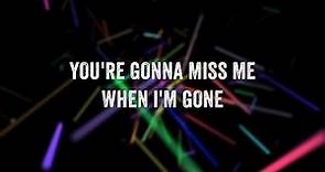 Simple Plan - When I'm Gone (Lyric Video)