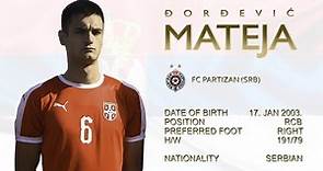 #6 Mateja Djordjevic | FK PARTIZAN | HIGHLIGHTS 2019/20.