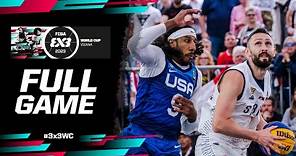 Serbia 🇷🇸 vs USA 🇺🇸 | Men Final | Full Game | FIBA 3x3 World Cup 2023